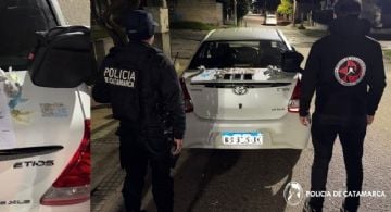 Intentaron escapar de un control policial y terminaron detenidos con drogas, dinero y balanzas de precisión