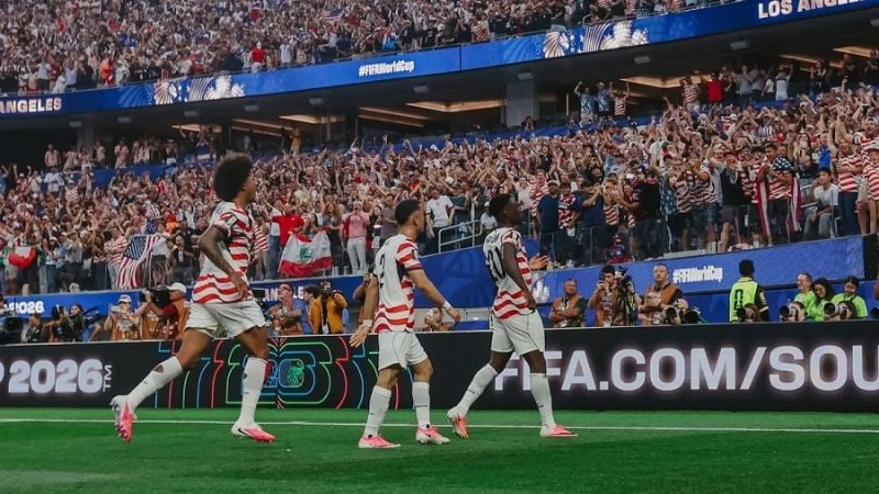 Estados Unidos goleó 4-1 a Paraguay