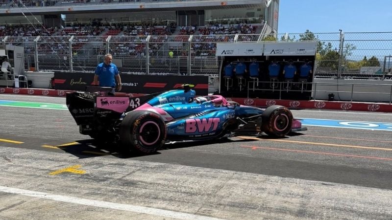 Colapinto largará 13ro. en el GP de España