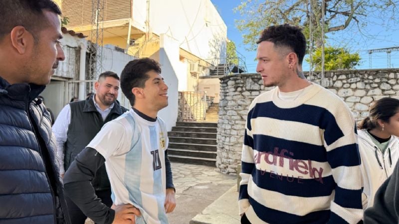 Aníbal Moreno compartió una emotiva jornada con usuarios del Centro Terapéutico