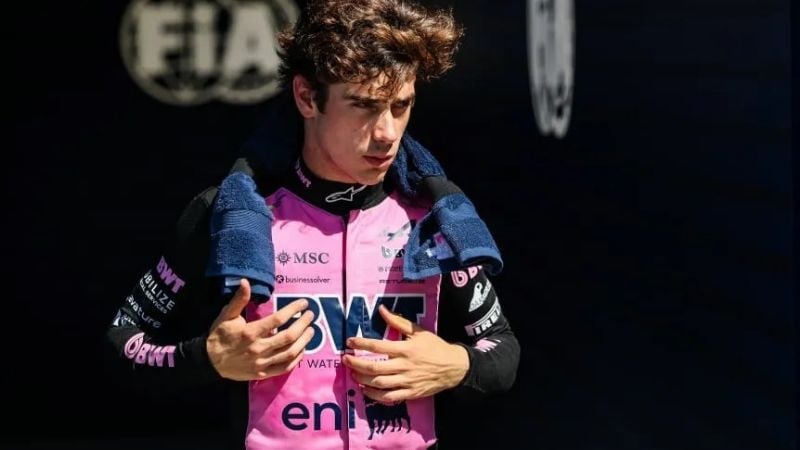 Colapinto enojado: “un desastre…, más lentos que la F2”