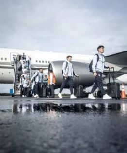 Uruguay sufrió retraso para llegar a USA