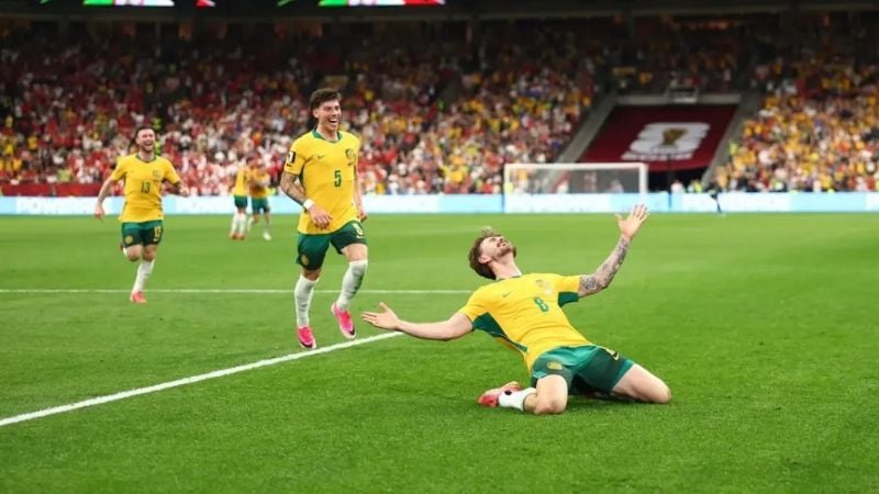Australia dio el golpe ante Turquía con 2 golazos