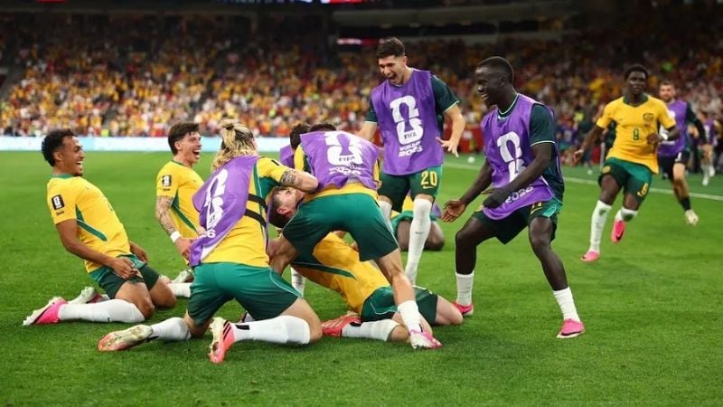 Australia dio el golpe ante Turquía con 2 golazos