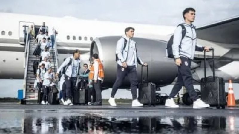 Uruguay sufrió retraso para llegar a USA