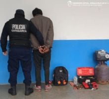 Lo encontraron escondido en el monte y recuperaron objetos robados