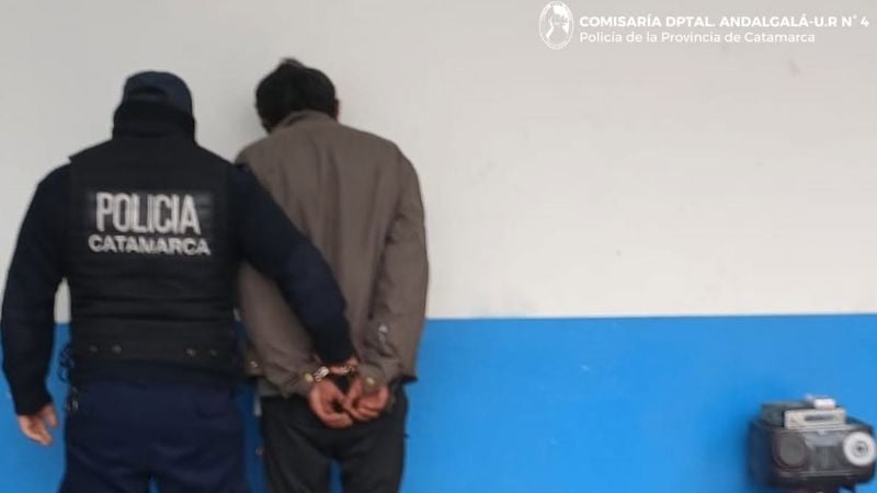 Lo encontraron escondido en el monte y recuperaron objetos robados
