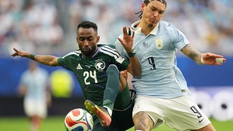 Uruguay empató 1-1 con Arabia Saudita