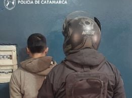 Denunció que su hijo le quiso pegar con un hacha
