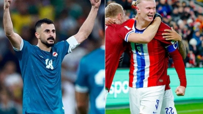 Irak vs. Noruega, duelo con nada en común