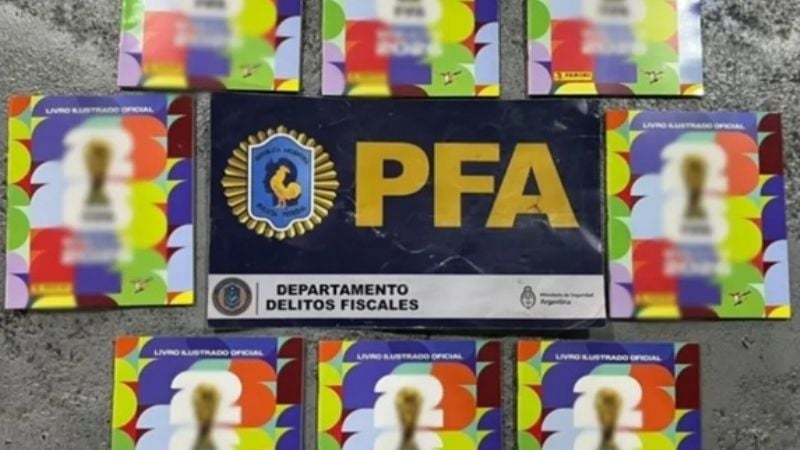 Secuestran más de 2.000 álbumes del Mundial 2026 ingresados de manera ilegal al país