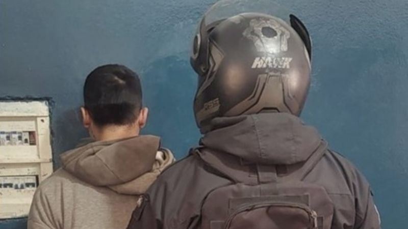 Denunció que su hijo le quiso pegar con un hacha