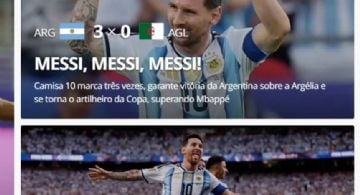 La prensa del mundo rendida ante Messi