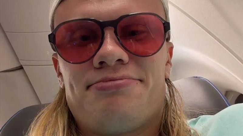 "Es un demente", posteó Haaland sobre Messi
