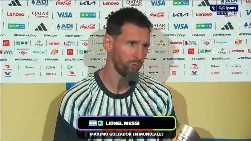 “Eso sí que no…”, dijo Messi sobre un 7mo. Mundial