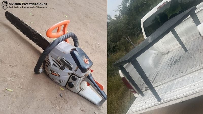 Policías recuperaron elementos sustraídos