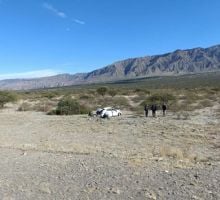 Despistó un auto en la Ruta 40