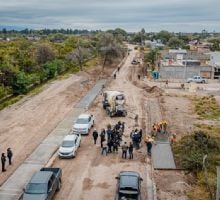 Iniciaron los trabajos de urbanización en el Barrio 140 Viviendas de Valle Viejo