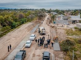 Iniciaron los trabajos de urbanización en el Barrio 140 Viviendas de Valle Viejo
