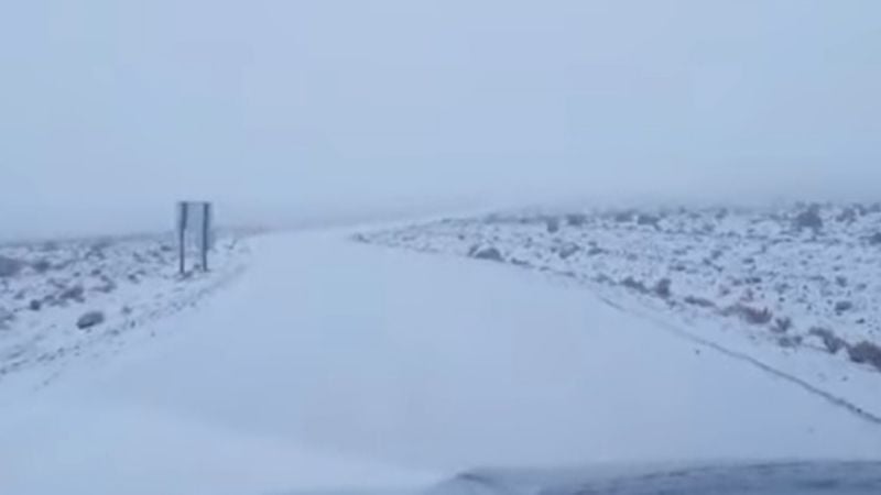 Intensas nevadas en Belén y Antofagasta de la Sierra