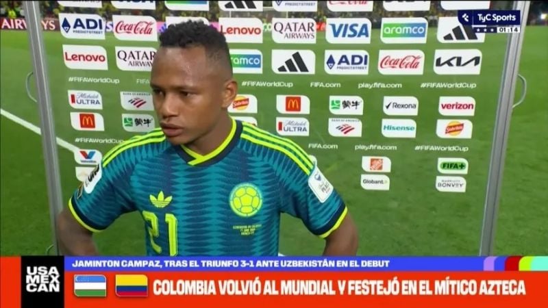 Gran debut de Colombia; 3-1 a Uzbekistan