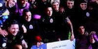 LOS JUGADORES de Barracas Central con el 