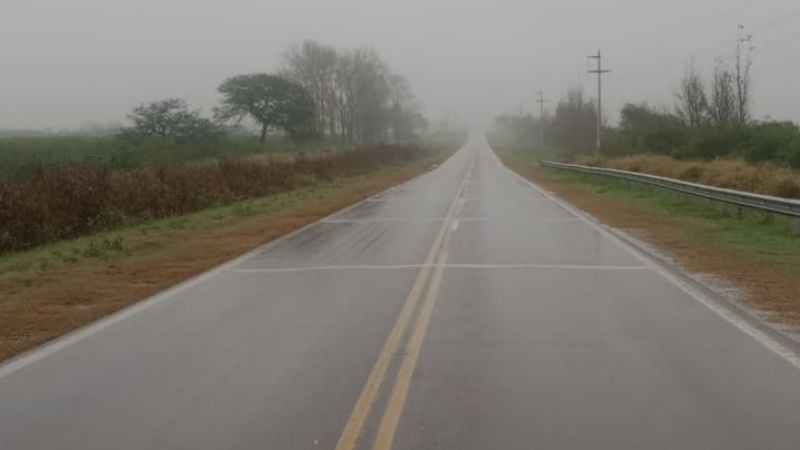 Lluvias complican la circulación en rutas nacionales y piden extremar precauciones