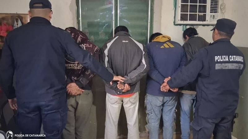 En una confusa situación, cuatro sujetos fueron detenidos por el robo de caballos