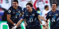 MATÍAS GALARZA FONDA, que fracasó en River, fue el goleador paraguayo, con el tanto mas ráPido de tOdo el Mundial: 64 segundos de iniciado el partido.