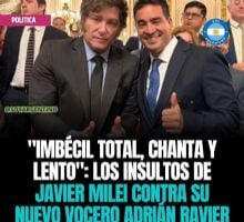 Milei trataba de “imbécil total” a su nuevo vocero