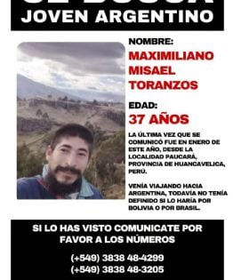 Desesperada búsqueda de un santamariano desaparecido en Perú