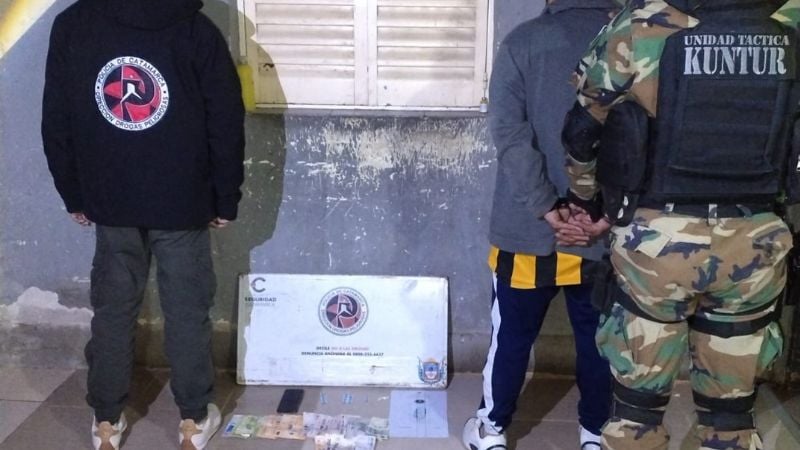 Secuestran droga, ansiolíticos, teléfonos celulares y más de medio millón de pesos