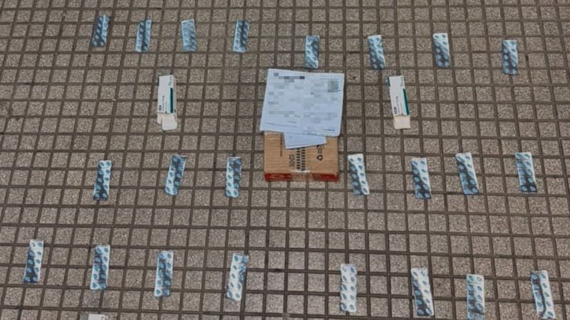 Transportaba casi 300 comprimidos de ansiolíticos en un colectivo de larga distancia