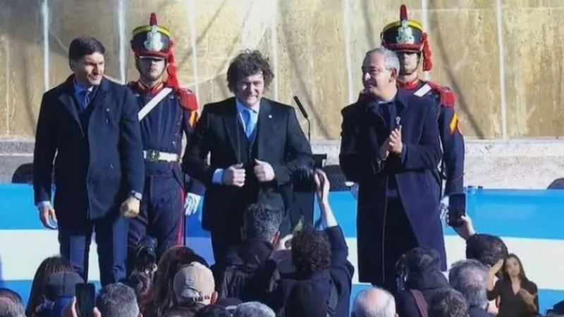 Milei reivindicó a Belgrano en Rosario