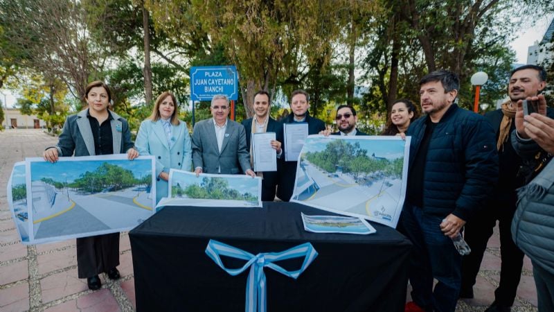 Con apoyo de la provincia, Saujil pondrá en valor su plaza principal y construirá su primer Cine Teatro