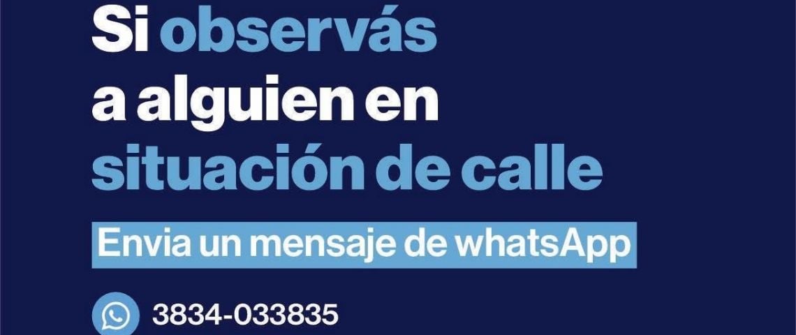 Refuerzan la asistencia a personas en situación de calle en Catamarca
