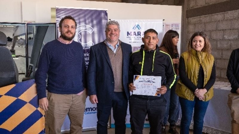 MARA y el Ministerio de Educación y Trabajo articulan capacitación y prácticas en maquinaria vial
