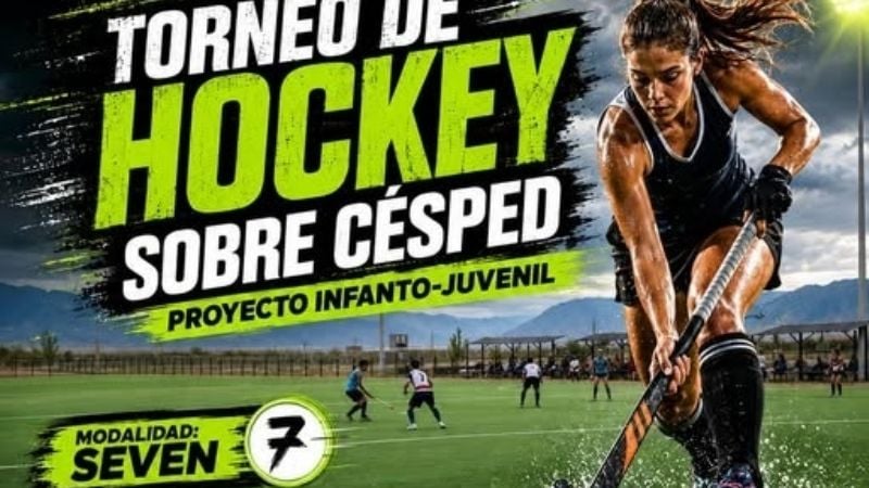 Atractivo torneo de hockey sobre césped en Tinogasta