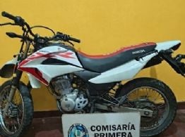 Recuperan una Honda XR robada