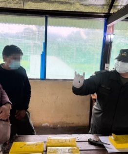 Cayó con más de cinco kilos de cocaína cuando intentaba ingresar al país por un paso ilegal
