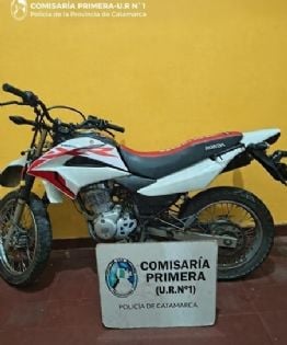 Recuperan una Honda XR robada