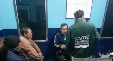Policías rescataron a tres personas extraviadas en el Norte de la Capital