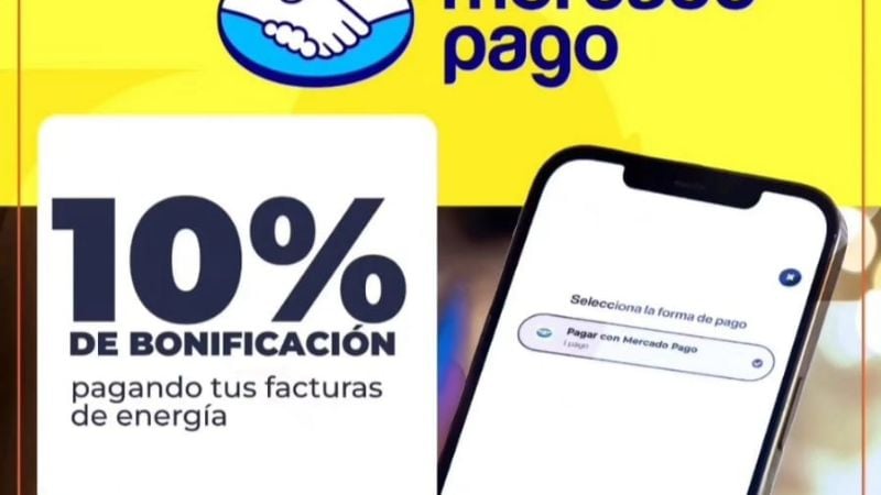Últimos días de la bonificación del 10% para pagar la luz con Mercado Pago