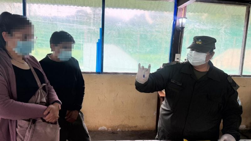 Cayó con más de cinco kilos de cocaína cuando intentaba ingresar al país por un paso ilegal