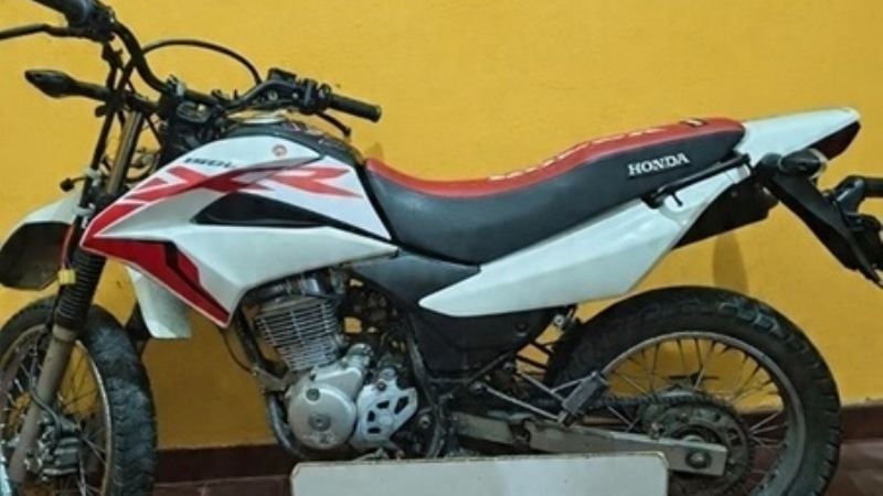Recuperan una Honda XR robada