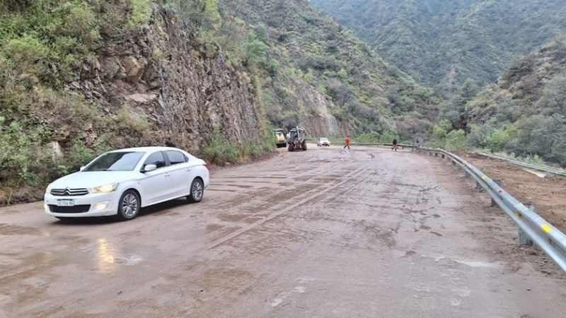Quedó habilitado el paso por calzada, en La Cebila