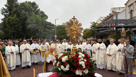 Se realizó ceremonia por la Solemnidad de Corpus Christi