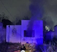 Una vivienda sufrió daños parciales tras un incendio