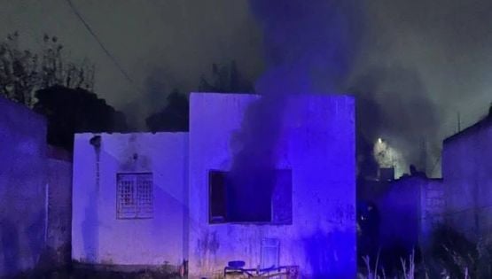 Una vivienda sufrió daños parciales tras un incendio