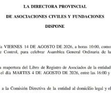 Arde “la Villa”, que debe abrir el registro de socios